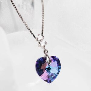 Cara Swarovski Crystal Heart Necklace 2