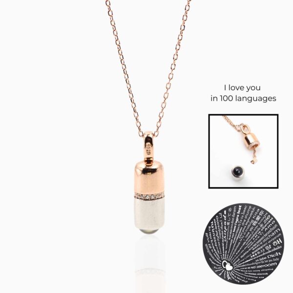 Detachable Capsule Projection Necklace 1