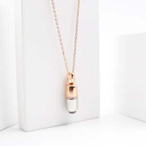 Detachable Capsule Projection Necklace