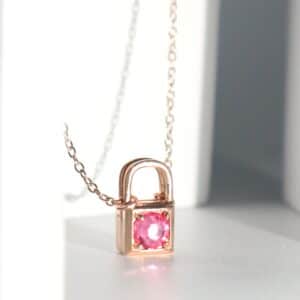 Detachable Heart Lock Necklace