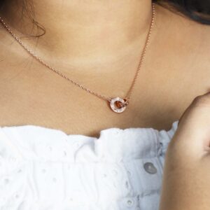 Interlock Circle Necklace 4