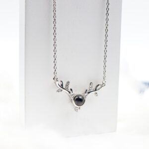 Language of Love Reindeer Projection Necklace 3